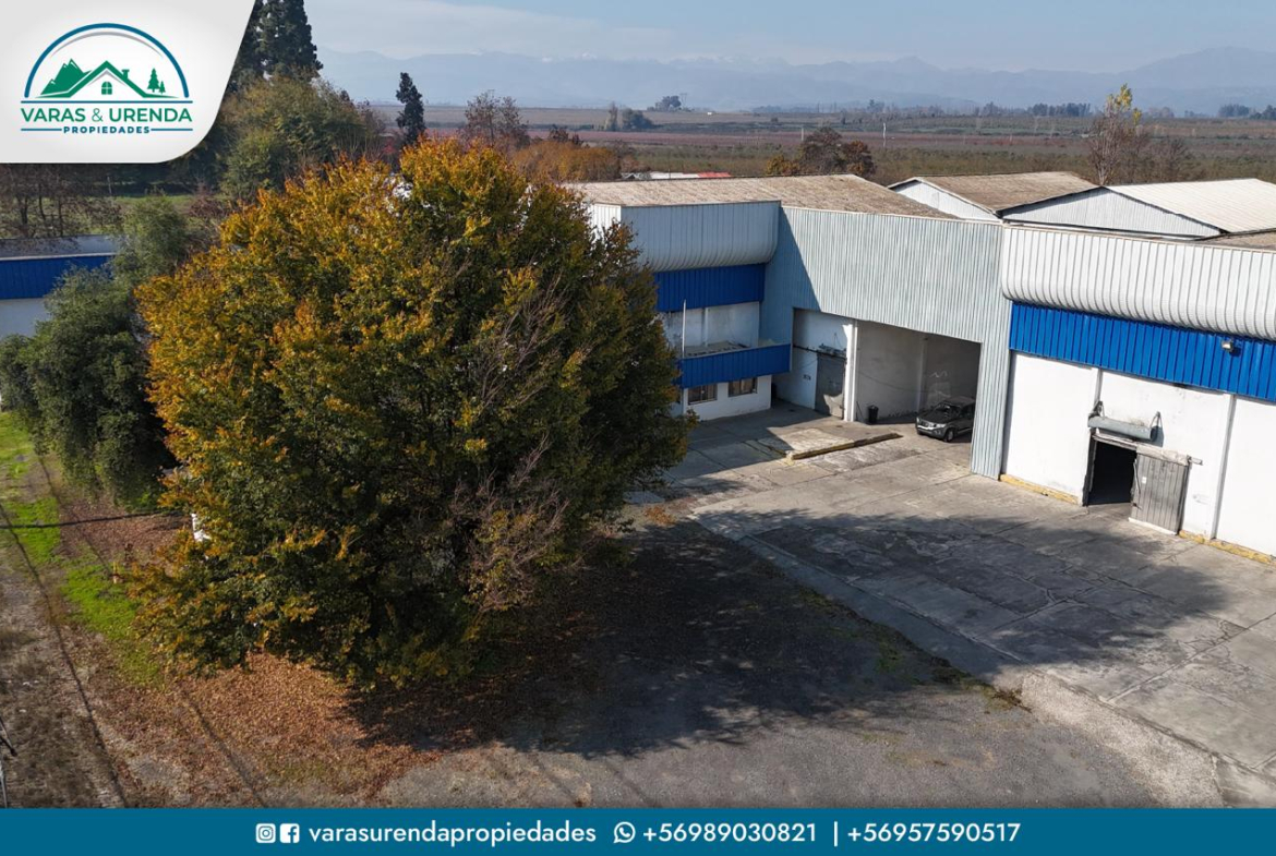 Se Vende propiedad Agroindustrial de 10.000 m2, Romeral – Curicó