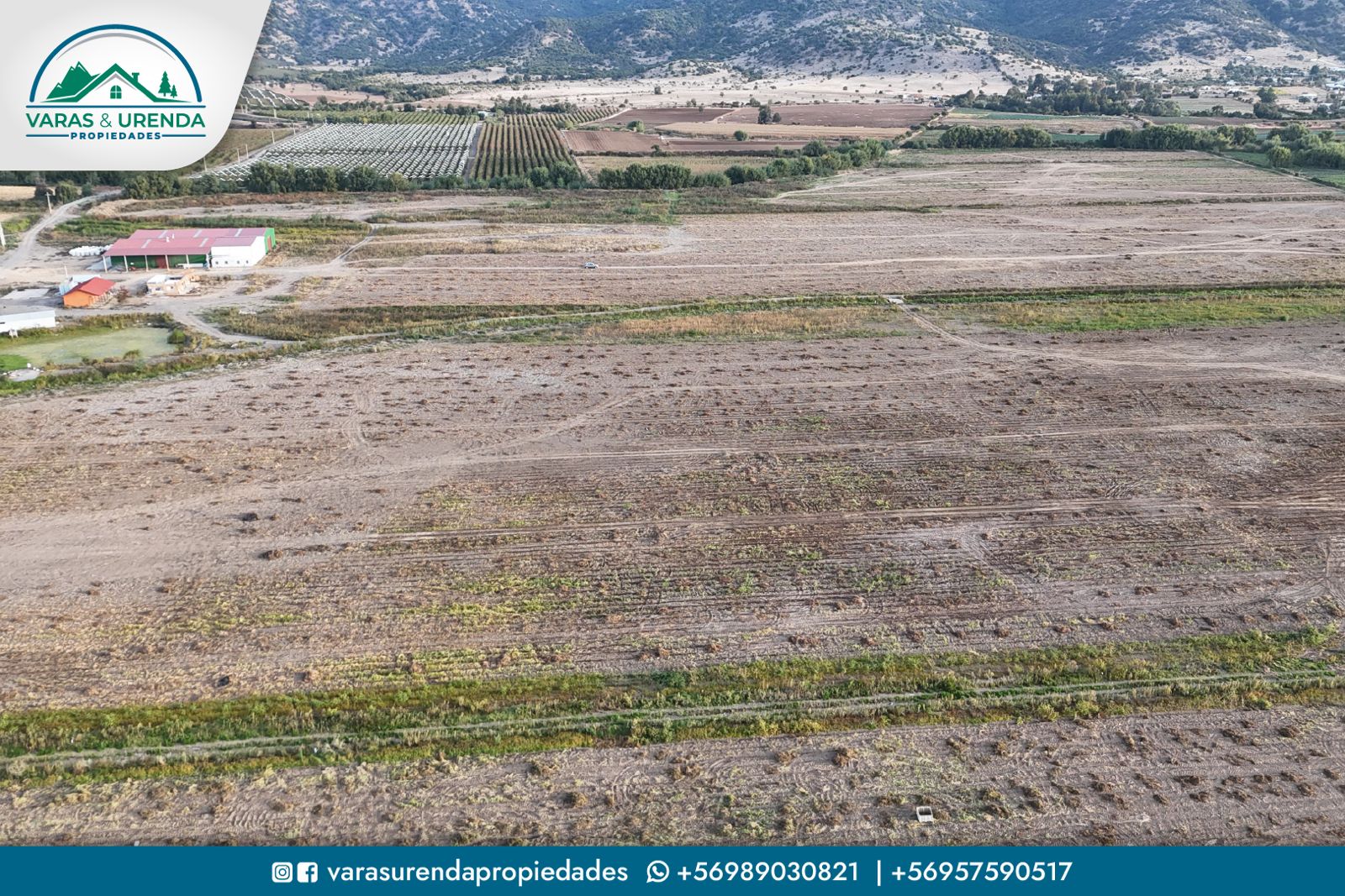 Se Vende Parcela 43,25 hectáreas planas de riego, Villa Prat – Sector Huaquen