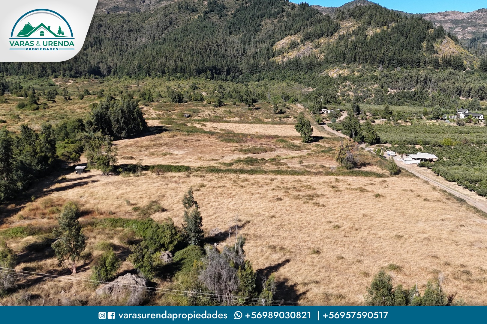 Se Vende parcela de 14,6 hás. en Romeral, Sector los Maquis