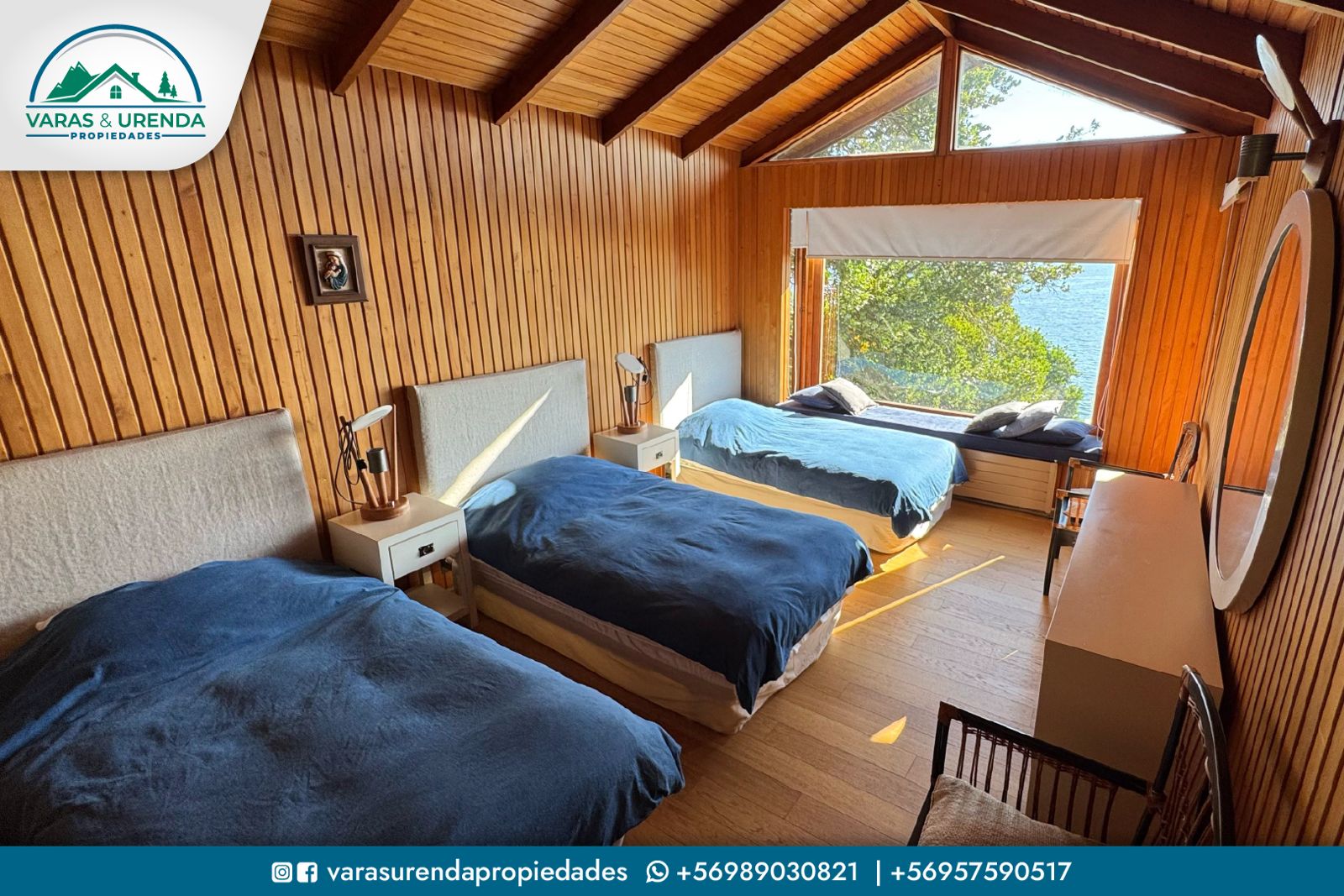 Se Vende espectacular casa de 421 m2 en terreno de 12.040 m2 con 80 metros frente al Lago Vichuquén – VII región