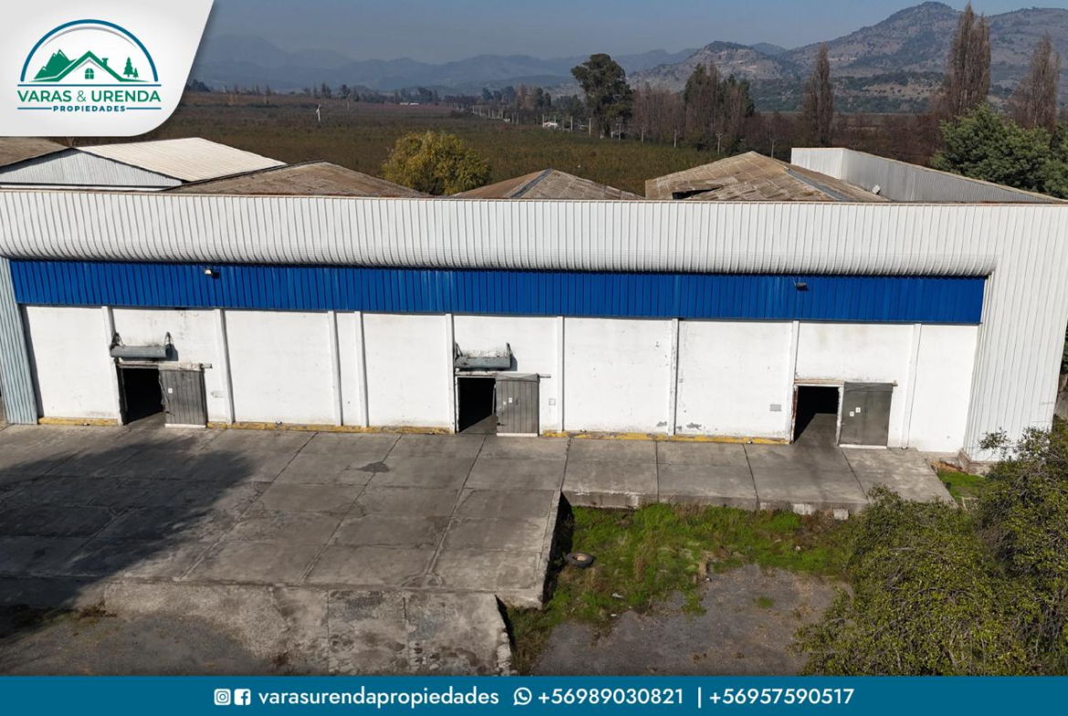 Se Vende propiedad Agroindustrial de 10.000 m2, Romeral – Curicó