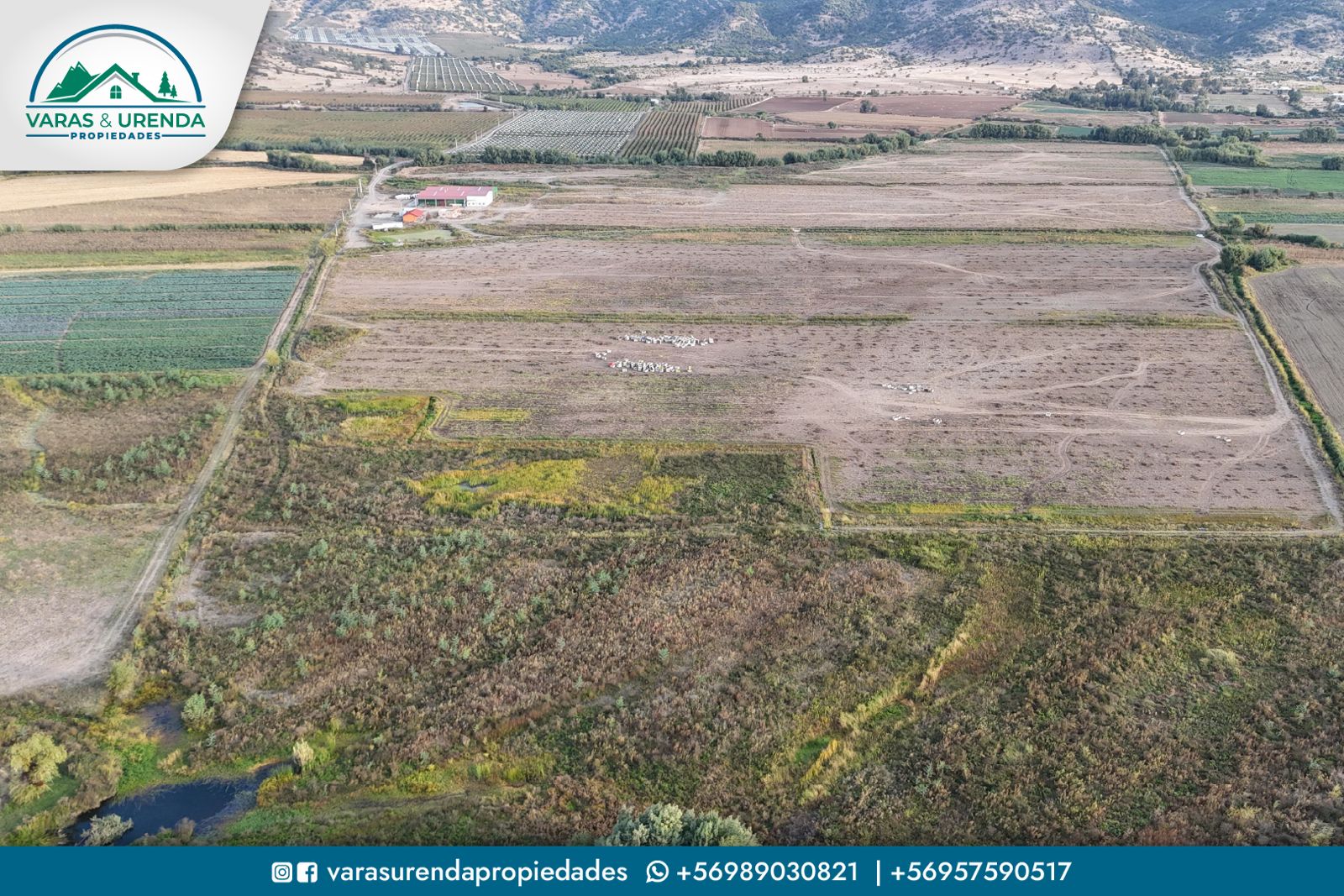 Se Vende Parcela 43,25 hectáreas planas de riego, Villa Prat – Sector Huaquen
