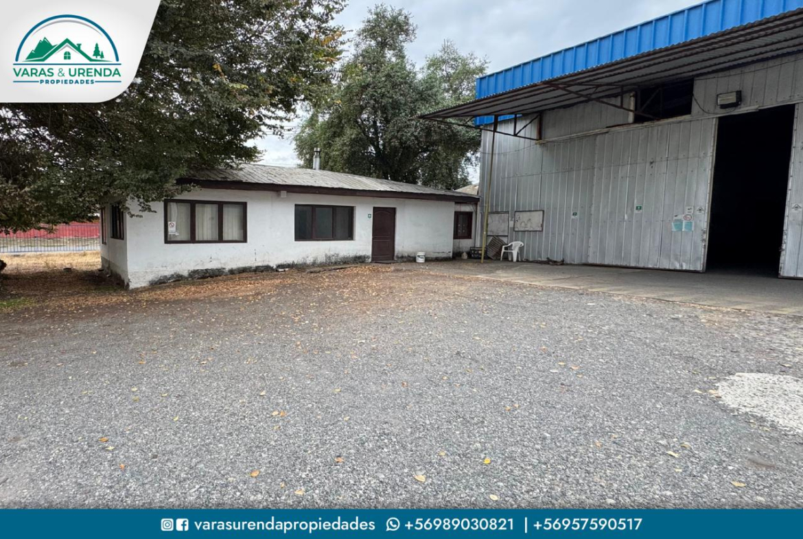 Se Vende propiedad Agroindustrial de 10.000 m2, Romeral – Curicó