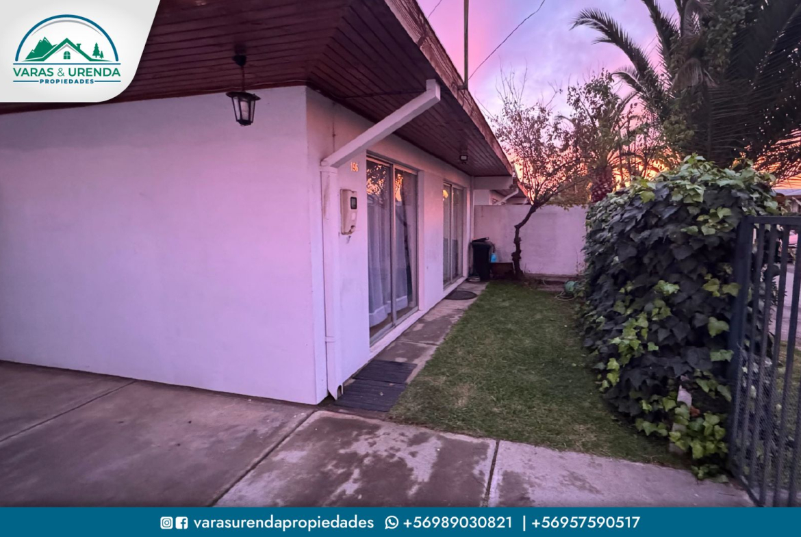 Se Vende casa de 102 m2 en sector La Marquesa, Curicó