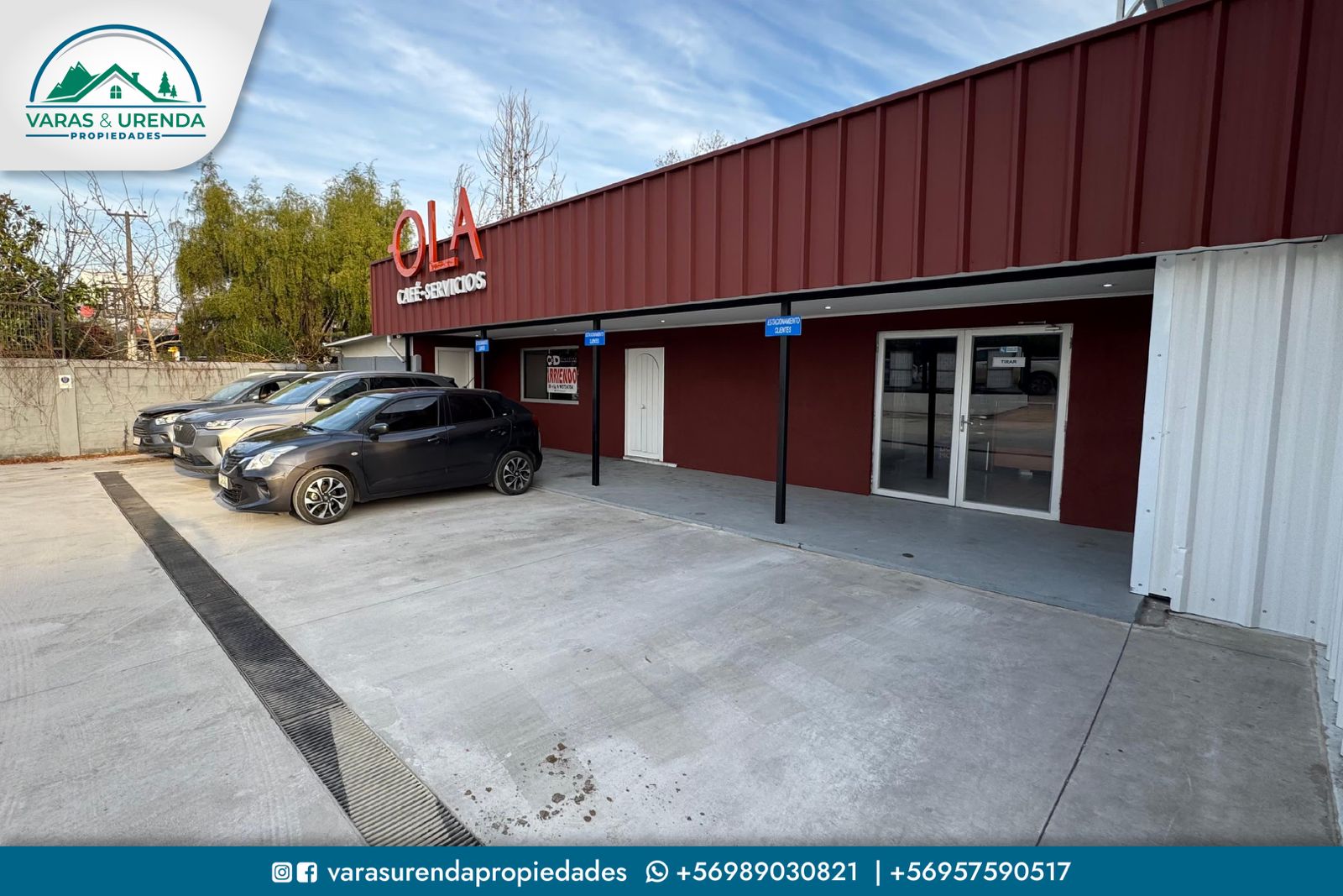 Se Arrienda excelente local comercial en Camino Zapallar, Curicó