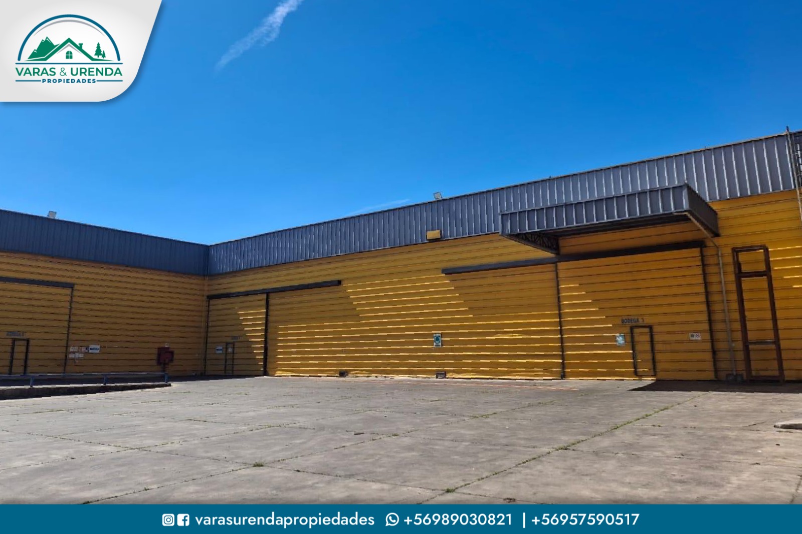 Se Arriendan excelentes bodegas industriales en VII Región
