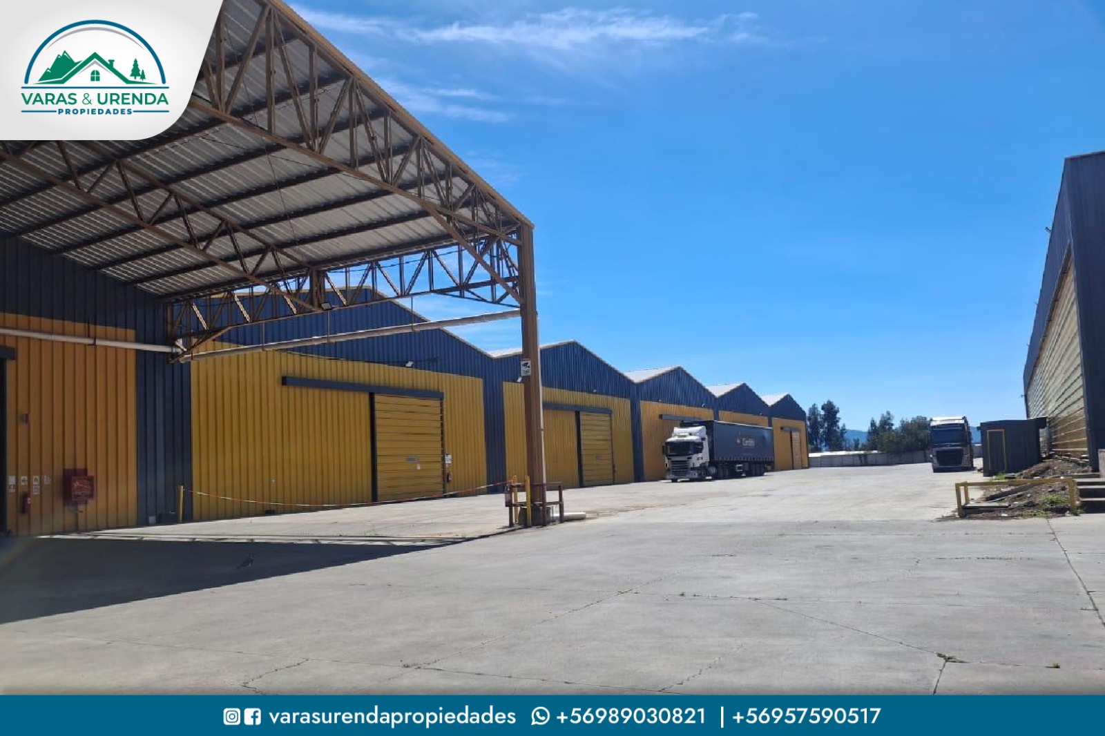 Se Arriendan excelentes bodegas industriales en VII Región