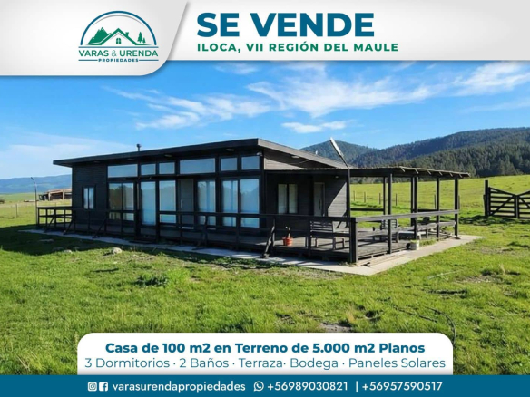 Oportunidad! Se Vende casa amoblada en Iloca, VII Región