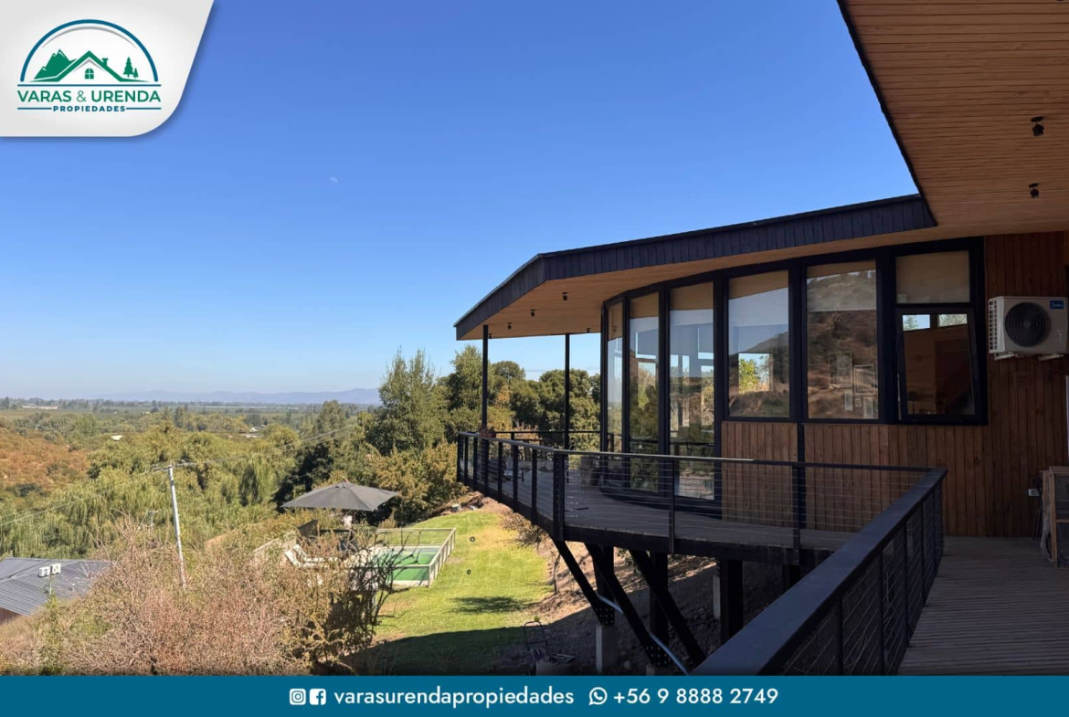 Se Vende Casa de 178 m2 con espectacular vista en Hacienda Zapallar, Curicó (Etapa 4)