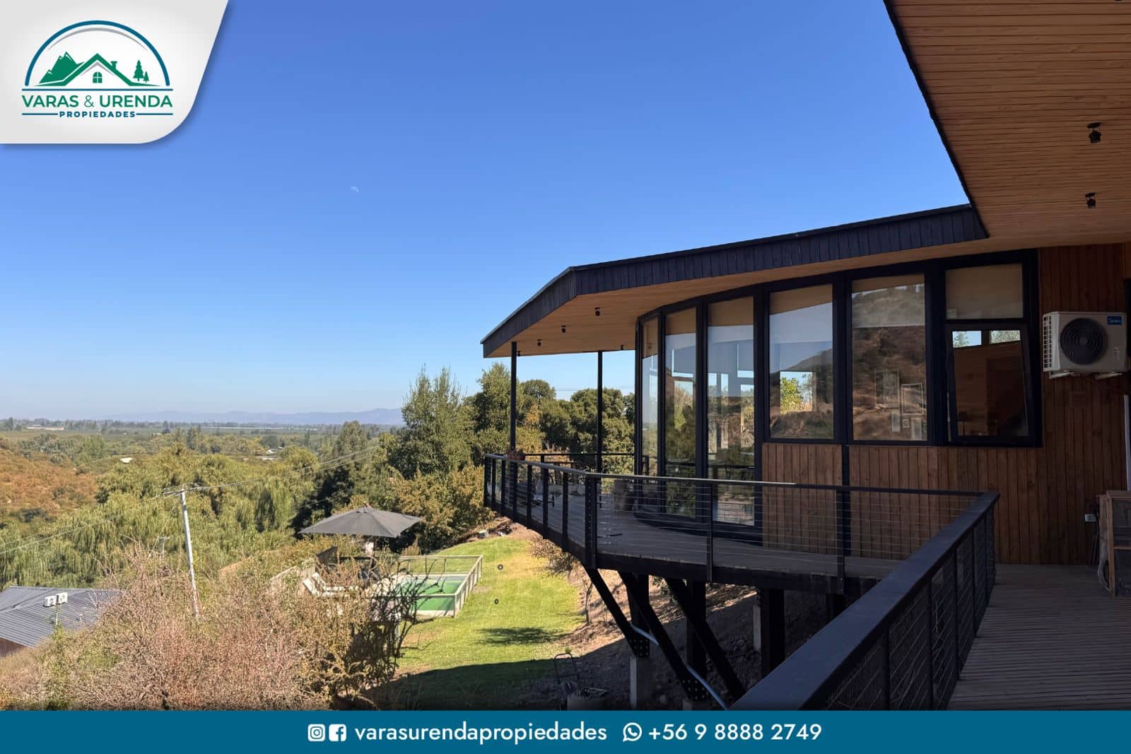 Se Vende Casa de 178 m2 con espectacular vista en Hacienda Zapallar, Curicó (Etapa 4)