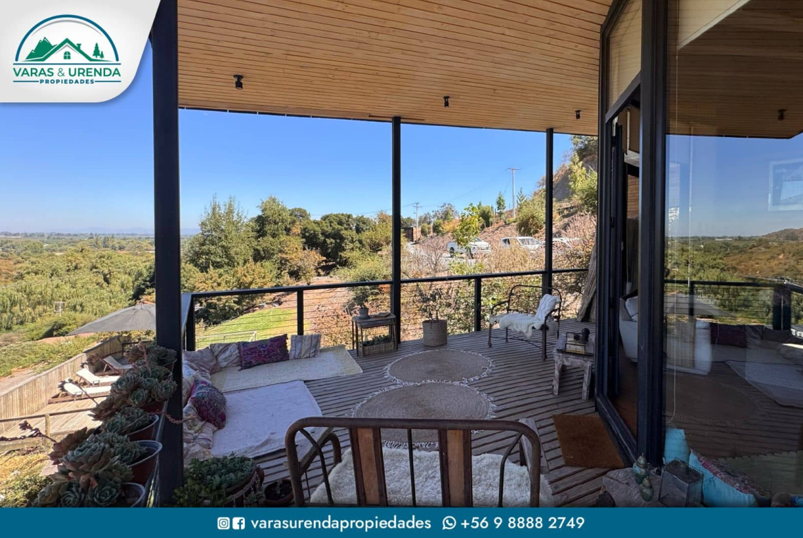 Se Vende Casa de 178 m2 con espectacular vista en Hacienda Zapallar, Curicó (Etapa 4)