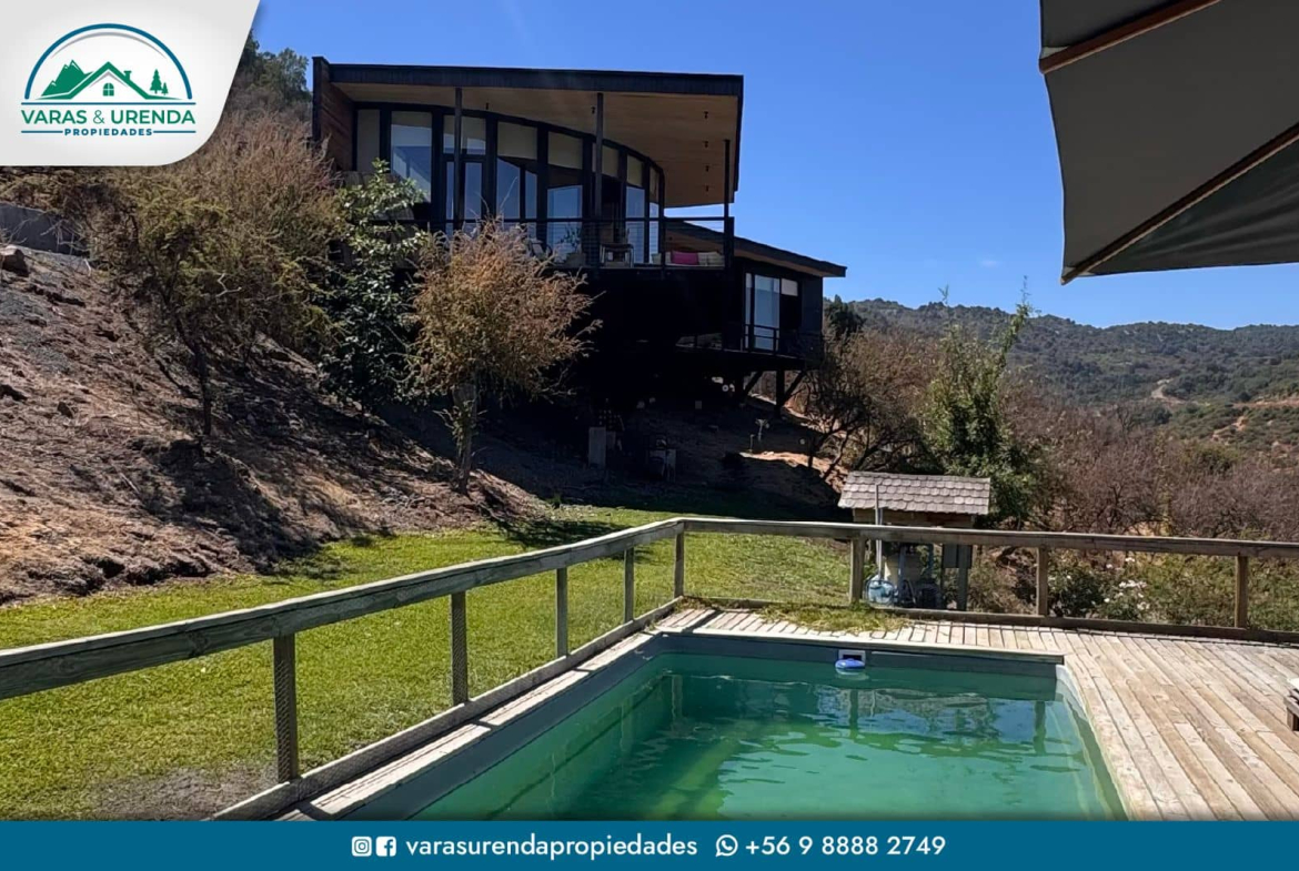 Se Vende Casa de 178 m2 con espectacular vista en Hacienda Zapallar, Curicó (Etapa 4)