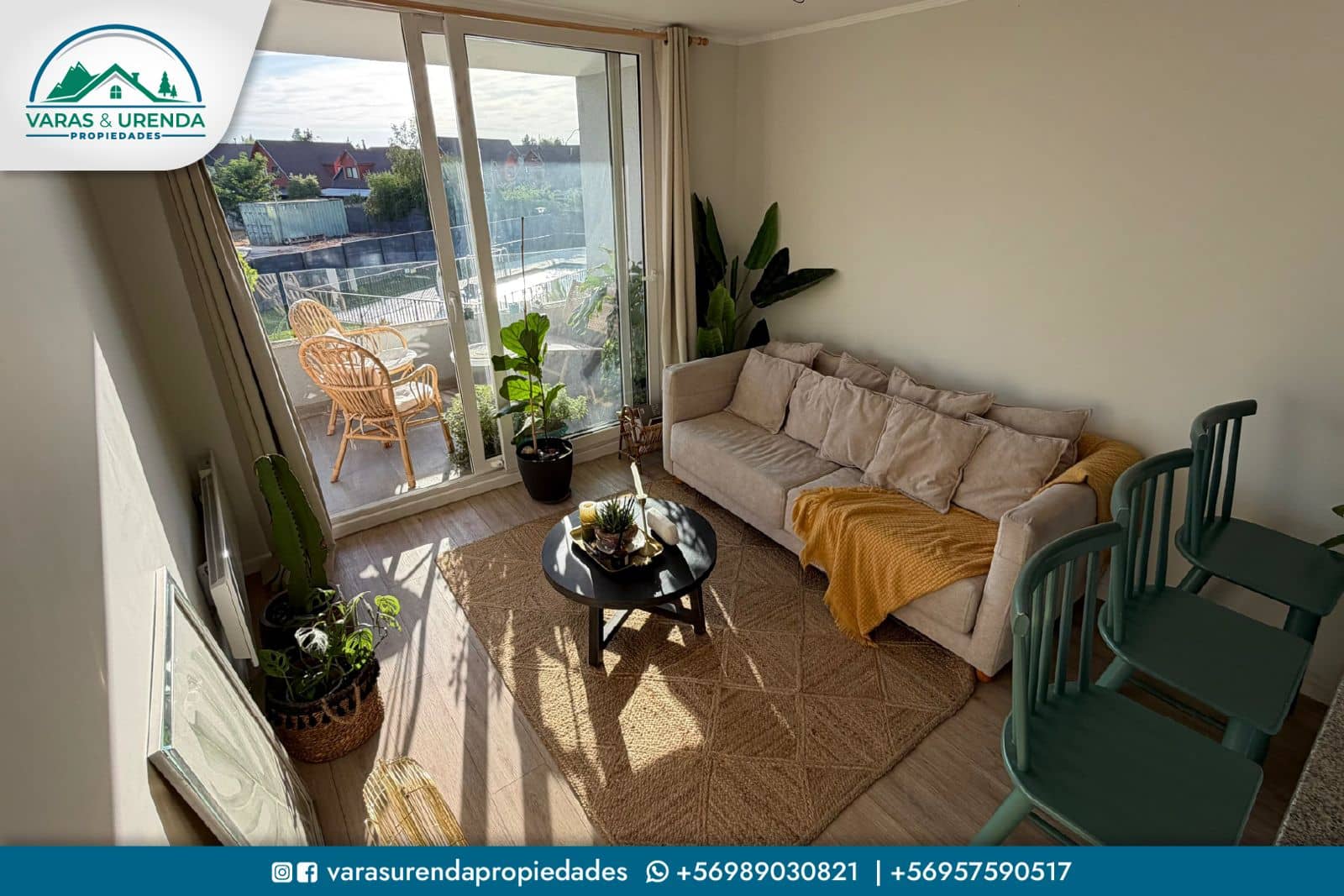 Se Vende excelente departamento en Edificio Alto Quillay, Zapallar, Curicó