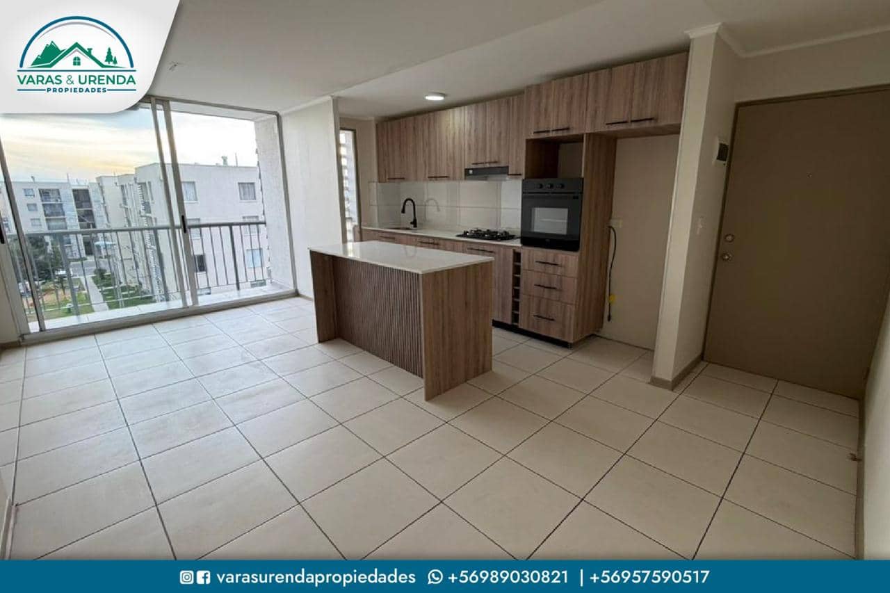 Se Vende excelente departamento de 52 m2 en sector El Boldo, Curicó