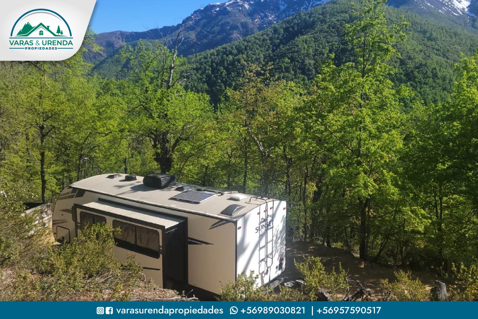 Se Vende excelente parcela de 10.051 m2 con casa rodante en Condominio Entre Parques, Radal 7 Tazas