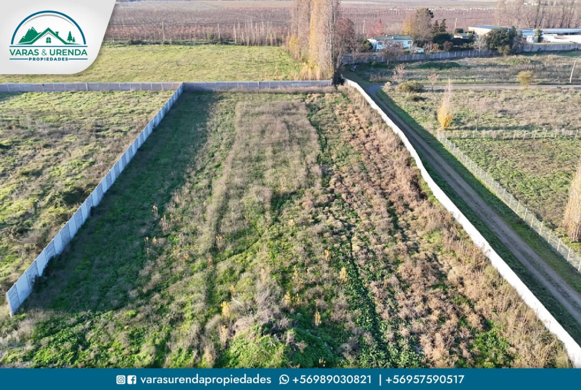Se Vende excelente sitio plano de 5.000 m2 en Condominio El Madroño km 1,5, Zapallar-Curicó