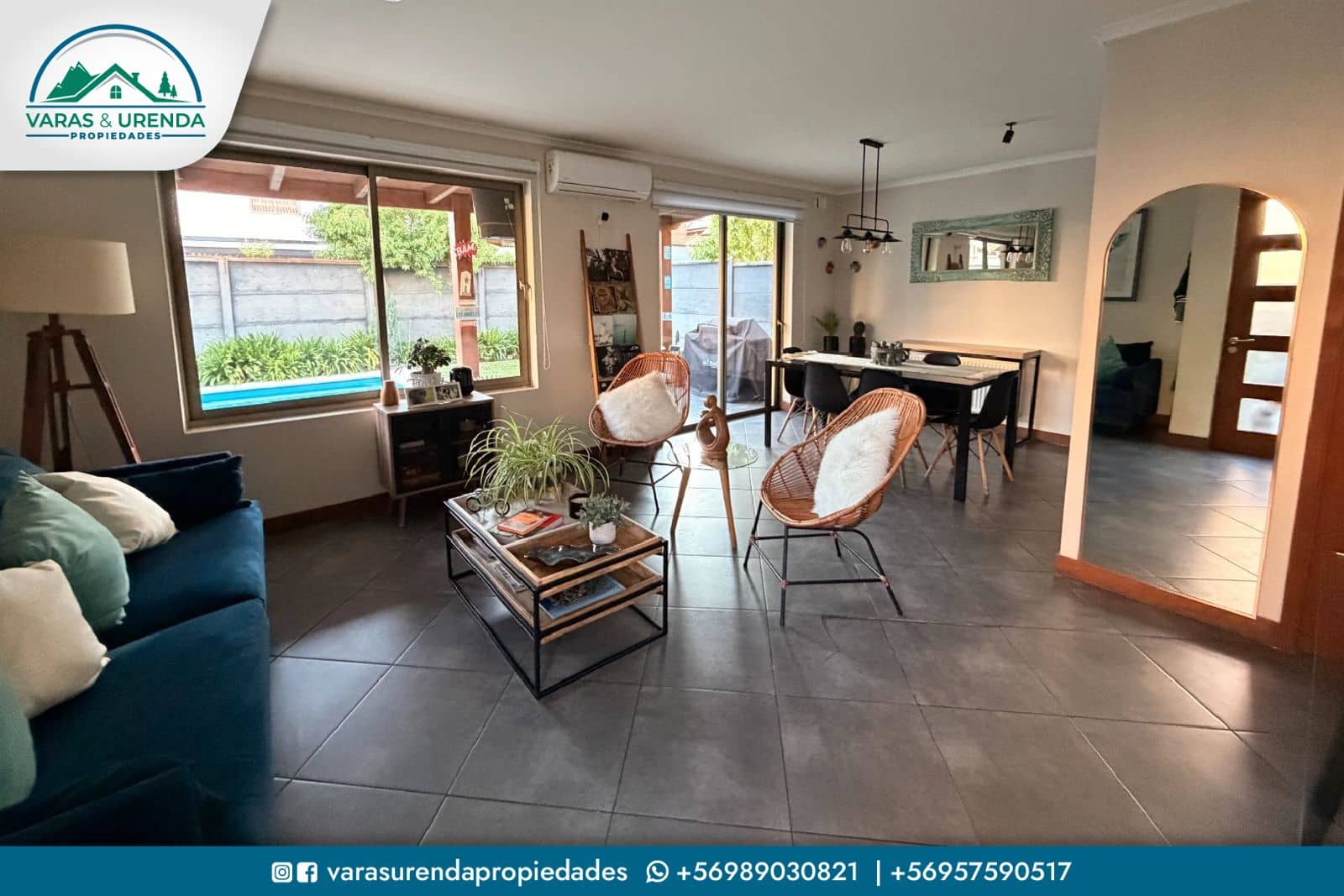 Se Vende casa remodelada de 135 m2 en Hacienda el Boldo, Curicó