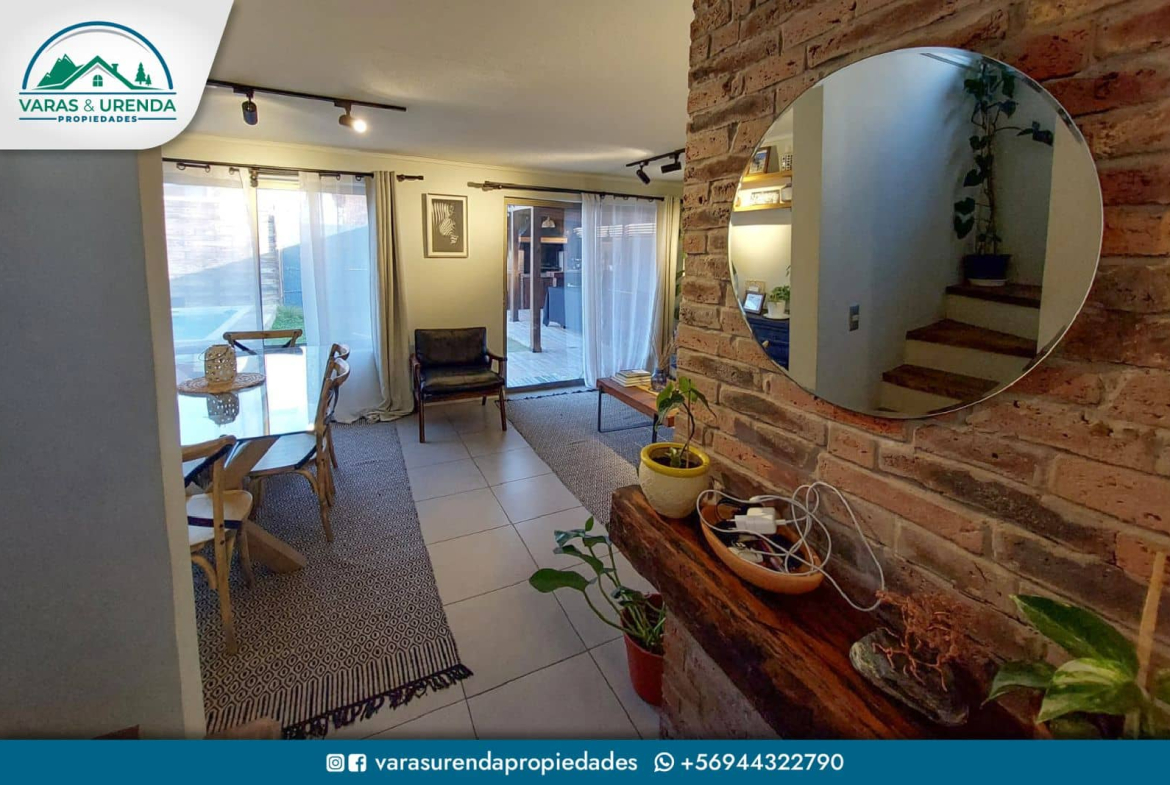 Se Vende casa remodelada de 97 m2 en Parque Zapallar, Curicó
