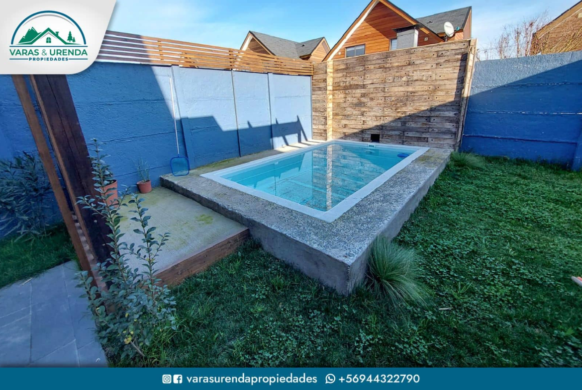 Se Vende casa remodelada de 97 m2 en Parque Zapallar, Curicó