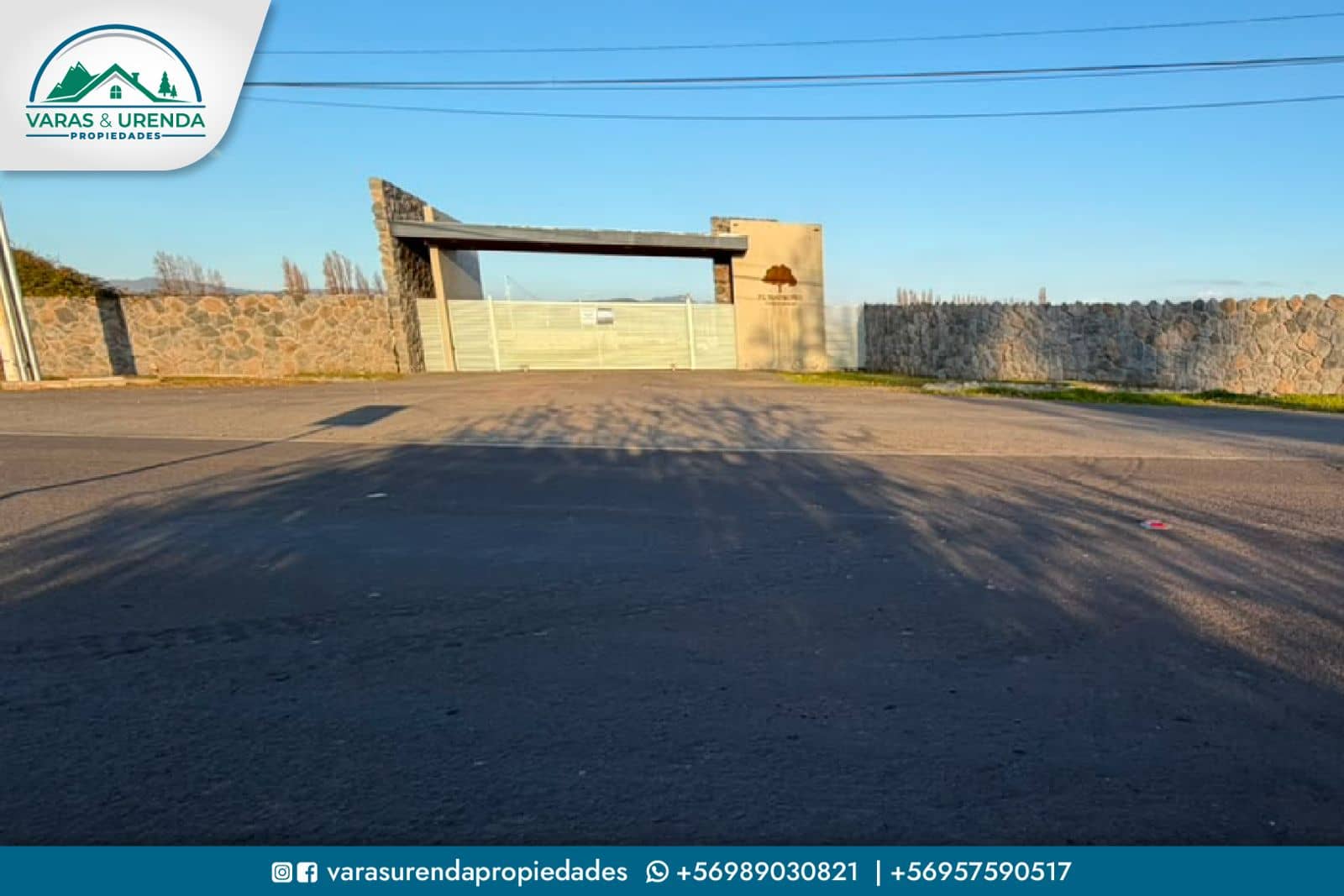 Se Vende excelente sitio plano de 5.000 m2 en Condominio El Madroño km 1,5, Zapallar-Curicó