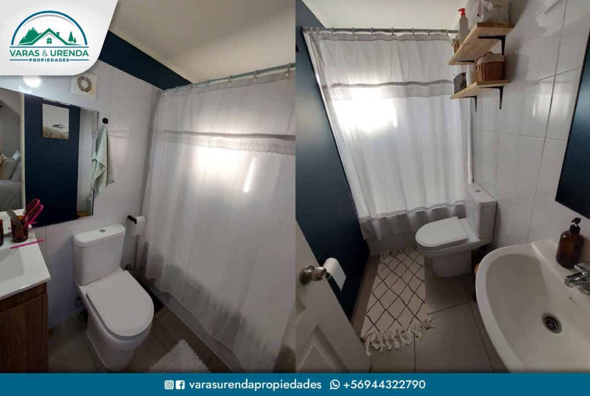 Se Vende casa remodelada de 97 m2 en Parque Zapallar, Curicó