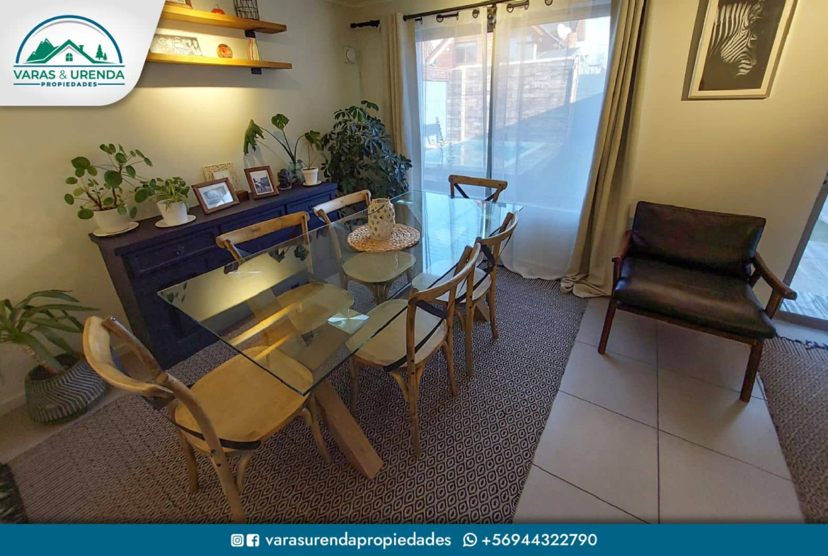 Se Vende casa remodelada de 97 m2 en Parque Zapallar, Curicó
