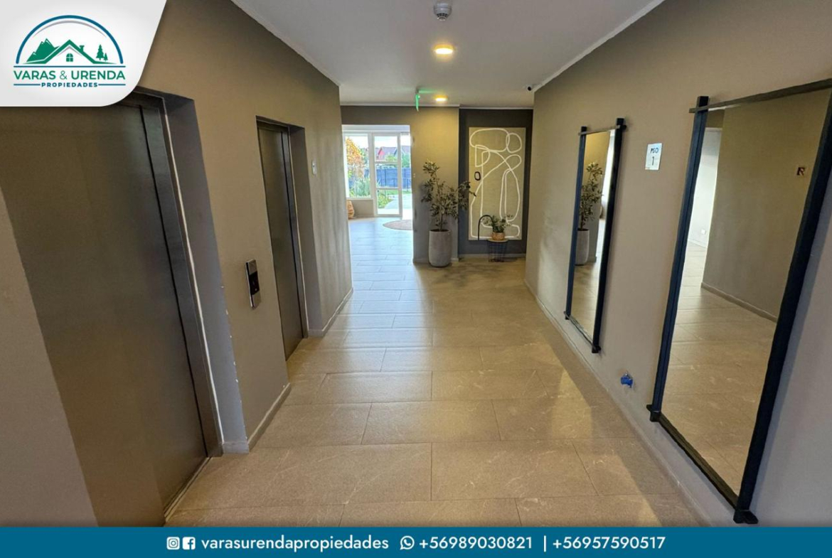 Se Arrienda departamento 38 m2 en Edificio Alto de Quillay, Zapallar, Curicó